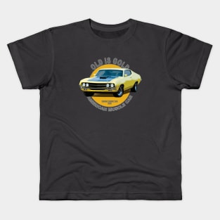 Torino 429 Super Cobra American Muscle Car 60s 70s Old is Gold Kids T-Shirt